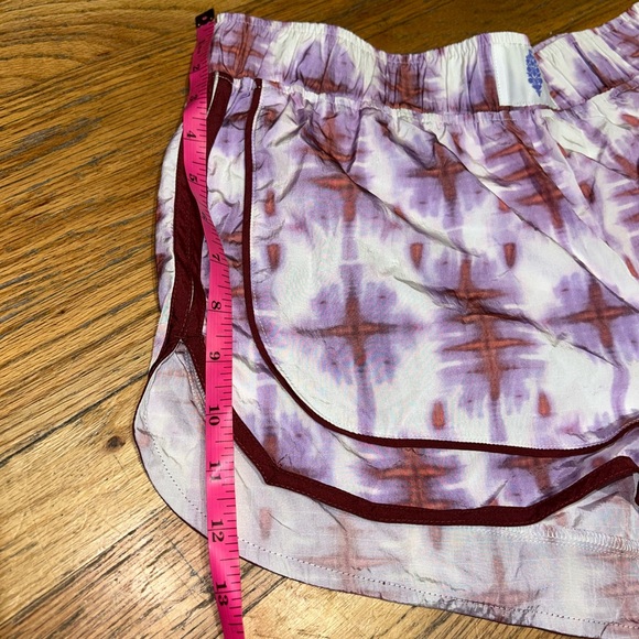 Free People Varsity blues Sandstorm Purple and Red Athletic Shorts Medium - Picture 5 of 8